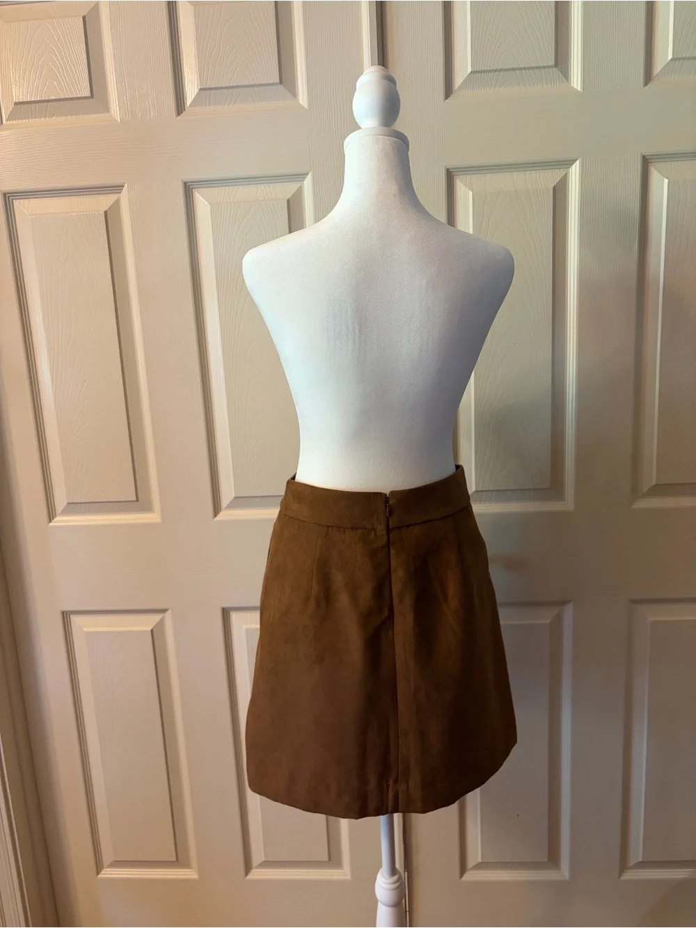 J. Crew Brown Suede Mini Skirt